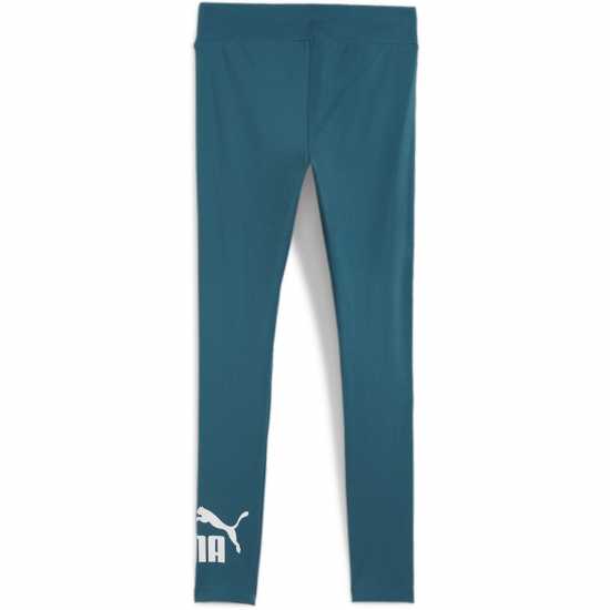 Puma Logo Leggings (S) Зелено Дамско трико и клинове