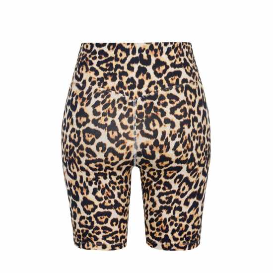Дамски къси панталони Miso Дамски Шорти High Waisted Cycling Shorts Ladies Леопардов принт Miso Дамски Шорти High Waisted Cycling Shorts Ladies Леопардов принт Дамски къси панталони