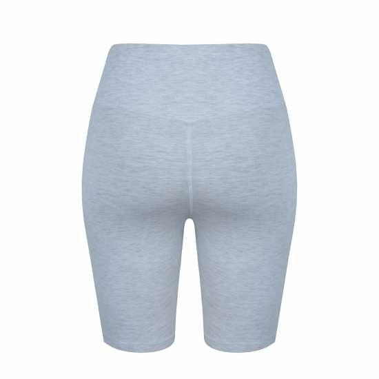 Miso Дамски Шорти High Waisted Cycling Shorts Ladies Ледено сиво марл Дамски къси панталони