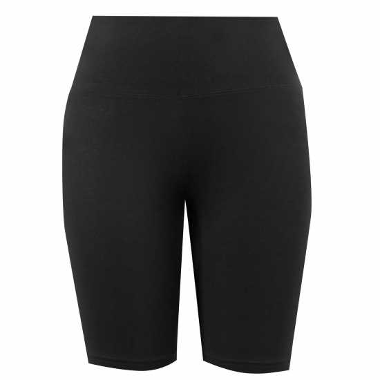 Miso Дамски Шорти High Waisted Cycling Shorts Ladies Черно Дамски къси панталони