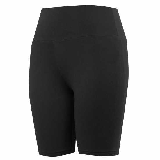 Miso Дамски Шорти High Waisted Cycling Shorts Ladies Black - Дамски къси панталони