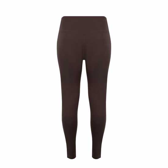 Дамско трико и клинове Miso Womens High Waist Leggings Chocolate Brown Miso Womens High Waist Leggings Chocolate Brown Дамско трико и клинове