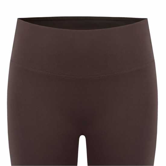 Дамско трико и клинове Miso Womens High Waist Leggings Chocolate Brown Miso Womens High Waist Leggings Chocolate Brown Дамско трико и клинове