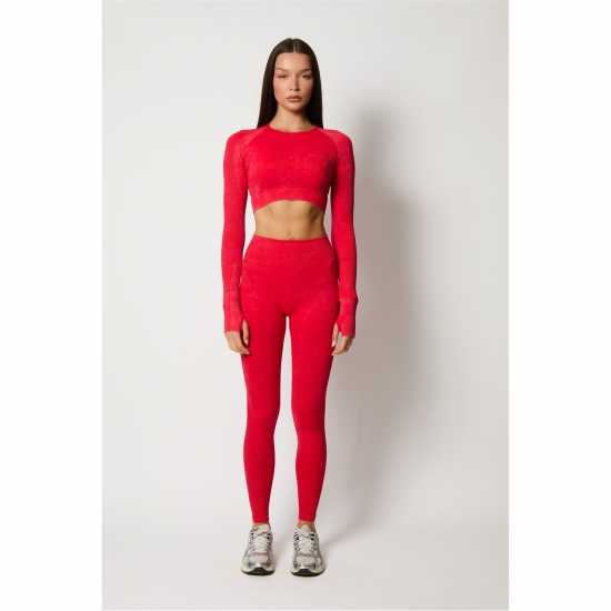 Honeyz Bounce Set Womens Червено Дамско трико и клинове