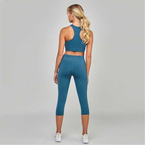 Siksilk Leggings Womens Синьо-зелено Дамско трико и клинове