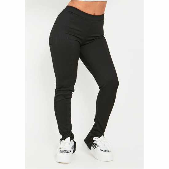 Дамско трико и клинове Missy Empire Thick Rib Leggings Womens Missy Empire Thick Rib Leggings Womens Дамско трико и клинове
