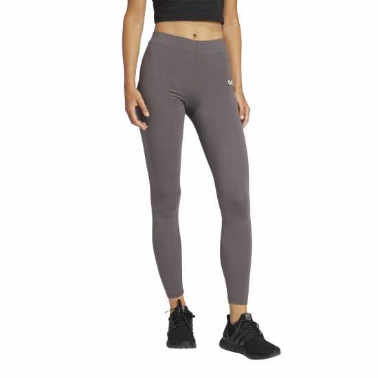 Adidas Essentials 3 Stripe Leggings Womens Grey/White Adidas Essentials 3 Stripe Leggings Womens Grey/White
