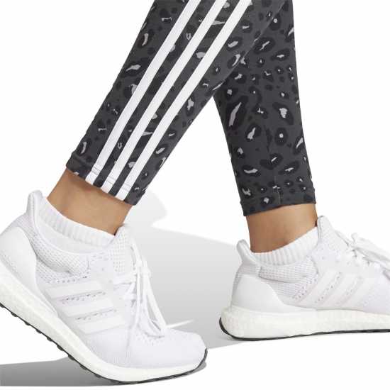 Adidas Essentials 3 Stripe Leggings Womens Animal Print Дамско трико и клинове