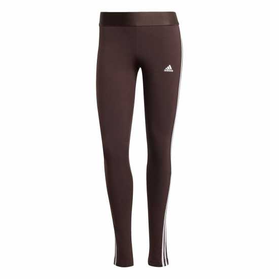 Дамско трико и клинове Adidas Essentials 3 Stripe Leggings Womens Сенчесто кафяво Adidas Essentials 3 Stripe Leggings Womens Сенчесто кафяво Дамско трико и клинове