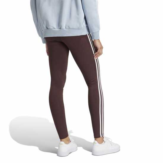 Дамско трико и клинове Adidas Essentials 3 Stripe Leggings Womens Сенчесто кафяво Adidas Essentials 3 Stripe Leggings Womens Сенчесто кафяво Дамско трико и клинове