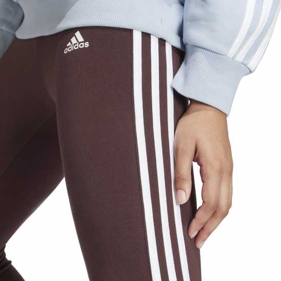 Дамско трико и клинове Adidas Essentials 3 Stripe Leggings Womens Сенчесто кафяво Adidas Essentials 3 Stripe Leggings Womens Сенчесто кафяво Дамско трико и клинове