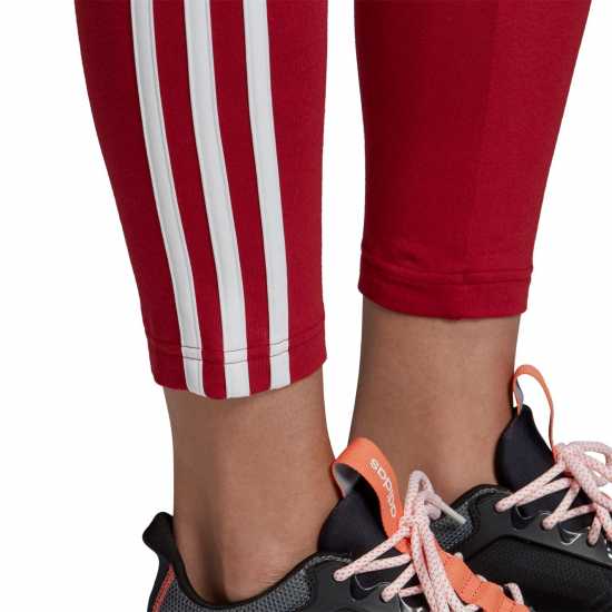 Adidas Essentials 3 Stripe Leggings Womens Рубин 