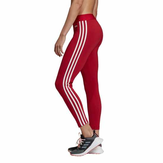 Adidas Essentials 3 Stripe Leggings Womens Рубин 