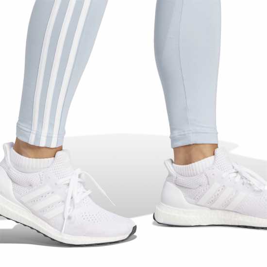 Adidas Essentials 3 Stripe Leggings Womens Blue Dawn Дамско трико и клинове