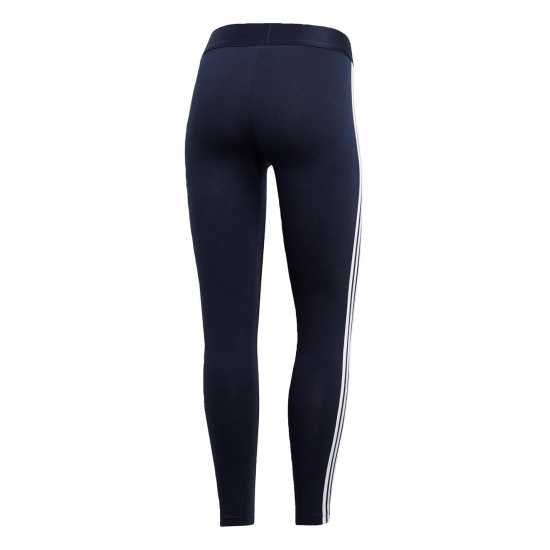 Adidas Essentials 3 Stripe Leggings Womens Легендарна чернина Adidas Essentials 3 Stripe Leggings Womens Легендарна чернина