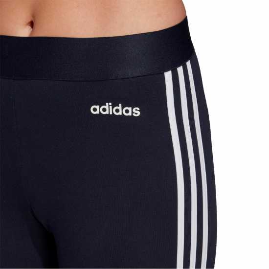 Adidas Essentials 3 Stripe Leggings Womens Легендарна чернина Adidas Essentials 3 Stripe Leggings Womens Легендарна чернина