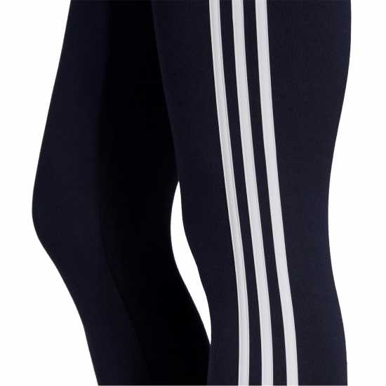 Adidas Essentials 3 Stripe Leggings Womens Легендарна чернина Adidas Essentials 3 Stripe Leggings Womens Легендарна чернина