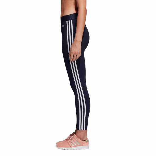 Adidas Essentials 3 Stripe Leggings Womens Legend Ink - Дамско трико и клинове