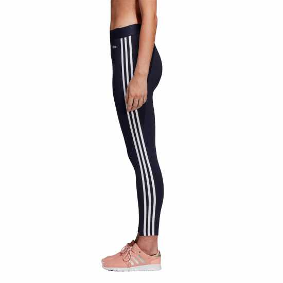 Adidas Essentials 3 Stripe Leggings Womens Легендарна чернина Adidas Essentials 3 Stripe Leggings Womens Легендарна чернина