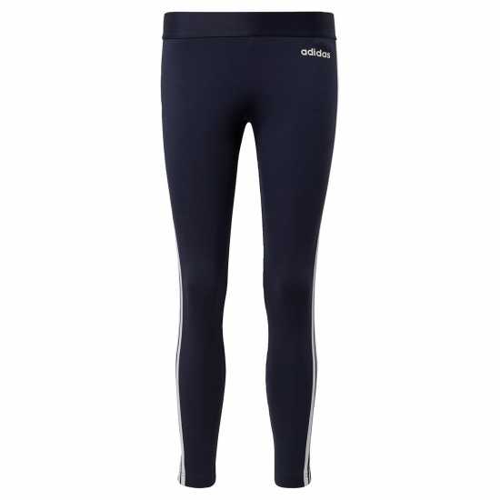Adidas Essentials 3 Stripe Leggings Womens Легендарна чернина Adidas Essentials 3 Stripe Leggings Womens Легендарна чернина