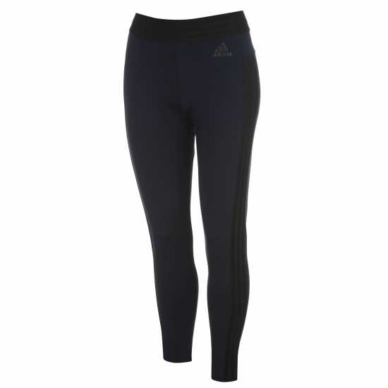 Adidas Essentials 3 Stripe Leggings Womens Нави линейни Adidas Essentials 3 Stripe Leggings Womens Нави линейни