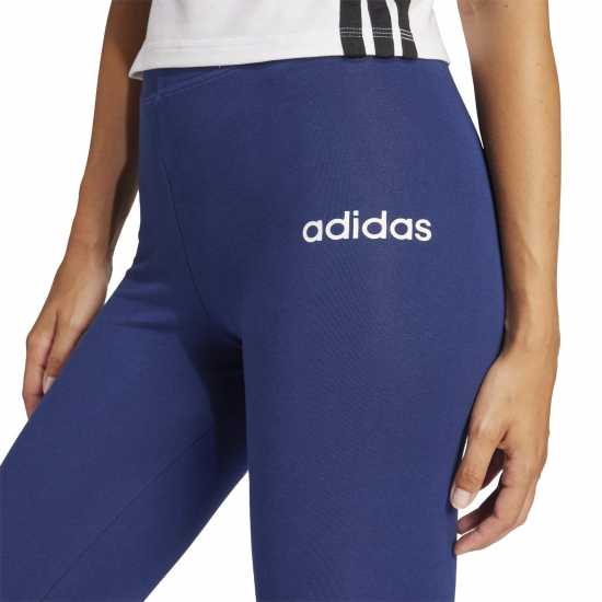Adidas Essentials 3 Stripe Leggings Womens Нави линейни Adidas Essentials 3 Stripe Leggings Womens Нави линейни