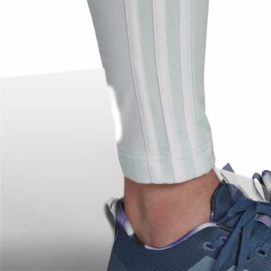 Adidas Essentials 3 Stripe Leggings Womens Mint/White Дамски клинове за фитнес