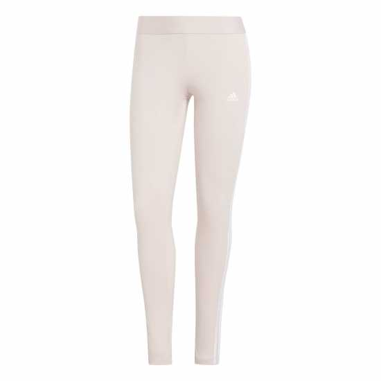 Adidas Essentials 3 Stripe Leggings Womens Пясъчно розово 