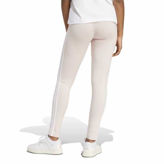 Adidas Essentials 3 Stripe Leggings Womens Пясъчно розово 