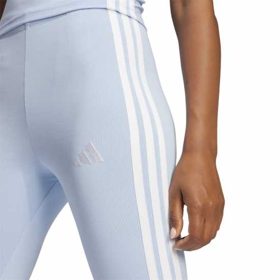 Adidas Essentials 3 Stripe Leggings Womens Свети синьо 