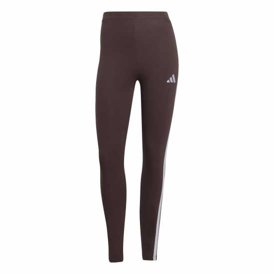 Adidas Essentials 3 Stripe Leggings Womens Кафяво 