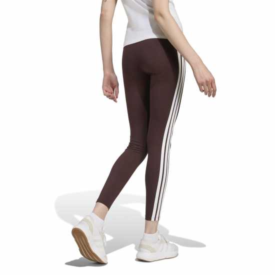 Adidas Essentials 3 Stripe Leggings Womens Кафяво 