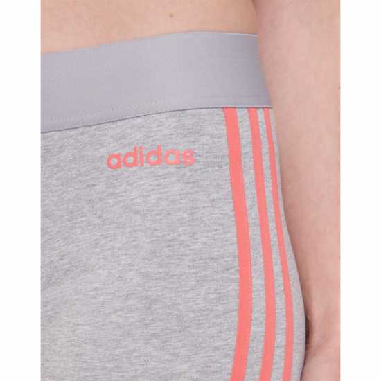 Adidas Essentials 3 Stripe Leggings Womens Средно сиво 
