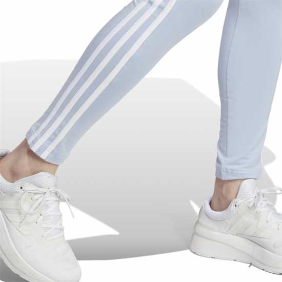 Adidas Essentials 3 Stripe Leggings Womens Blue Dawn Дамско трико и клинове