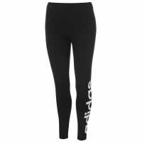 Adidas Дамски Клин Essentials Linear Leggings Ladies Black/White Дамски клинове за фитнес