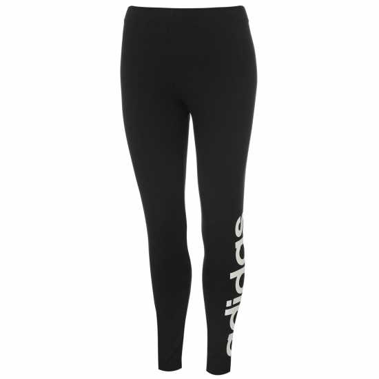 Adidas Дамски Клин Essentials Linear Leggings Ladies Черно/Бяло Дамско трико и клинове
