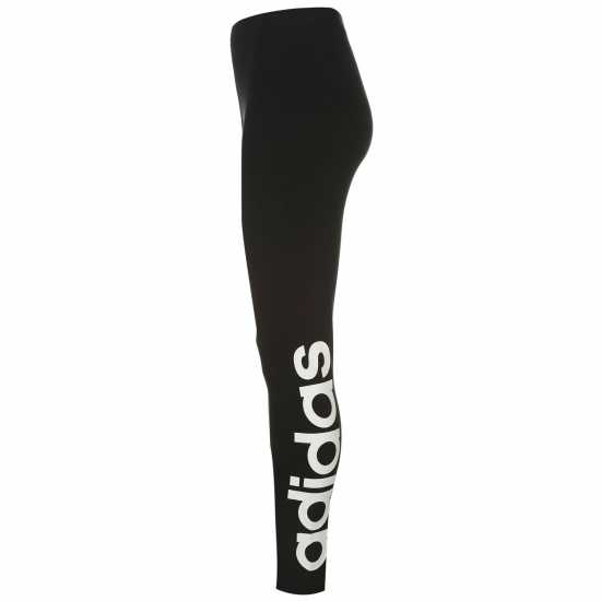 Adidas Дамски Клин Essentials Linear Leggings Ladies Черно/Бяло Дамско трико и клинове