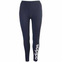Adidas Дамски Клин Essentials Linear Leggings Ladies Легендарна чернина Дамски клинове за фитнес