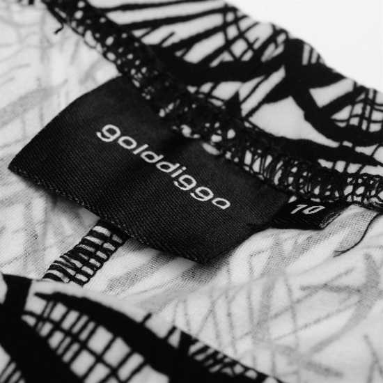 Golddigga Дамски Клин Lux Leggings Ladies  