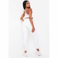 Дамско трико и клинове Missy Empire Sport Ruched Bum Gym Leggings Крем Missy Empire Sport Ruched Bum Gym Leggings Крем Дамско трико и клинове