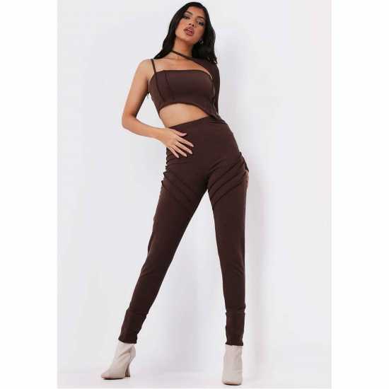 Missy Empire Panel Leggings  Дамско трико и клинове