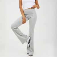 Brave Soul Bs Womens Fiitted Yoga Pants With Flared Hem  