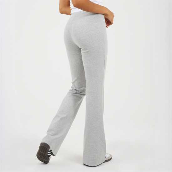 Brave Soul Bs Womens Fiitted Yoga Pants With Flared Hem  