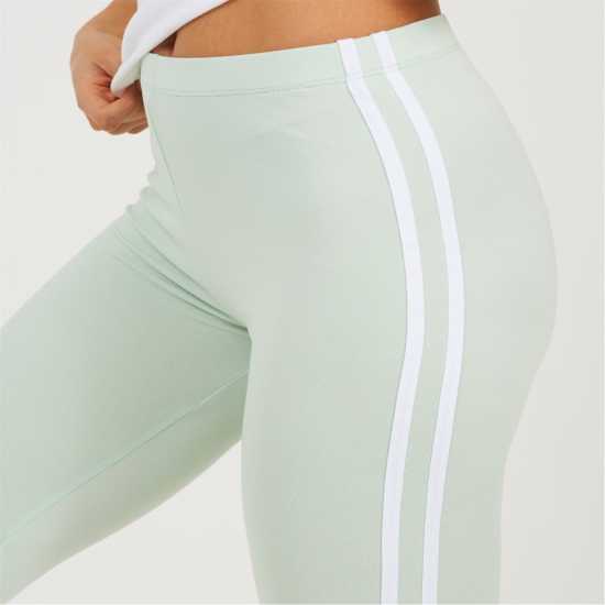 Brave Soul Mint Leggings With Stripe Detail Brave Soul Mint Leggings With Stripe Detail