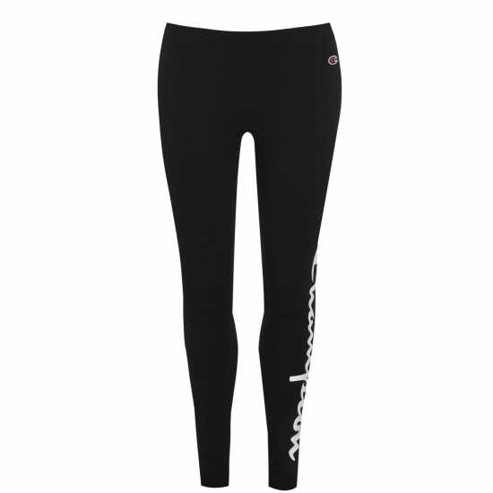 Дамско трико и клинове Champion Script Leggings Champion Script Leggings Дамско трико и клинове