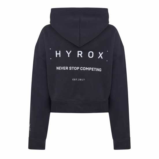 Puma Women's Hyrox World Cropped Hoodie Черно Пума 