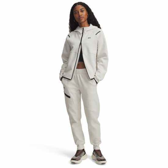 Under Armour Unstoppable Closed Hem Fleece Jogger Връхно бяло 