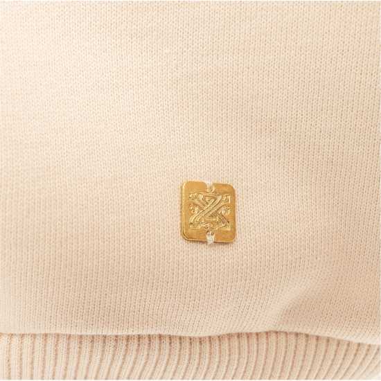 Biba Спортна Блуза Women's Logo Crew Sweatshirt крем Biba Women's Logo Crew Sweatshirt крем