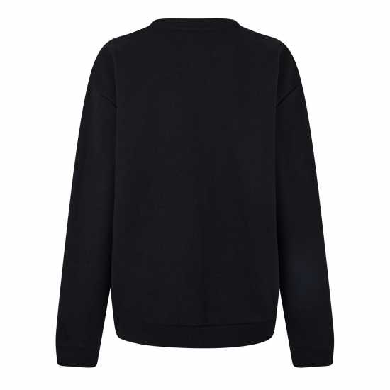 Biba Спортна Блуза Women's Logo Crew Sweatshirt Черно 