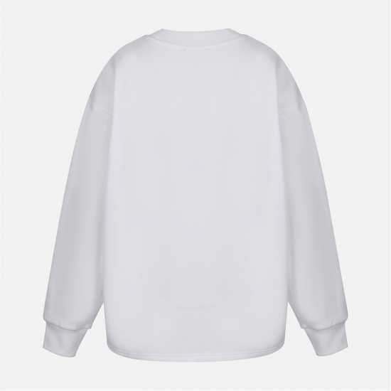 Biba Спортна Блуза Women's Logo Crew Sweatshirt крем Biba Спортна Блуза Women's Logo Crew Sweatshirt крем